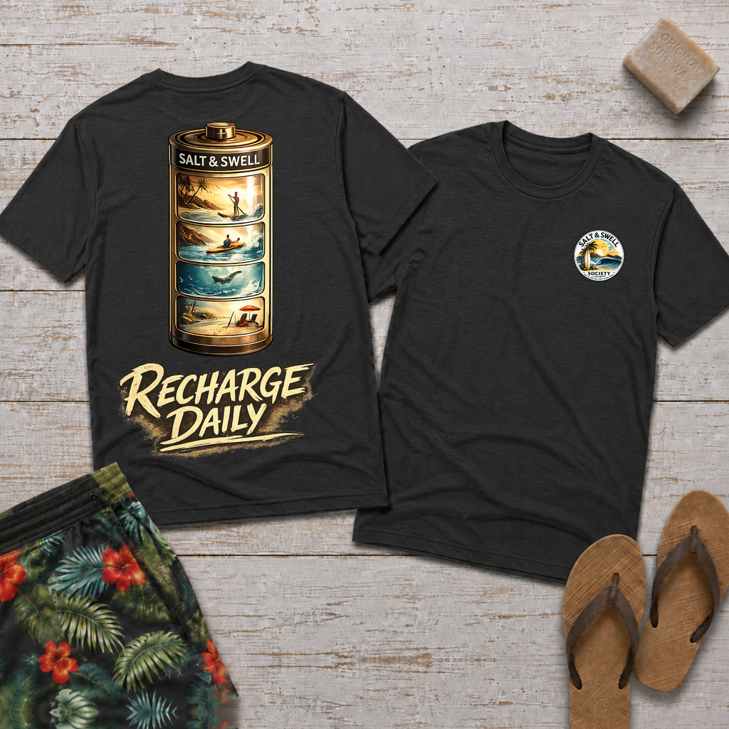 Recharge Daily - Surf Battery Tee