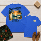 Out of Office. Into the Ocean. Beach Tee