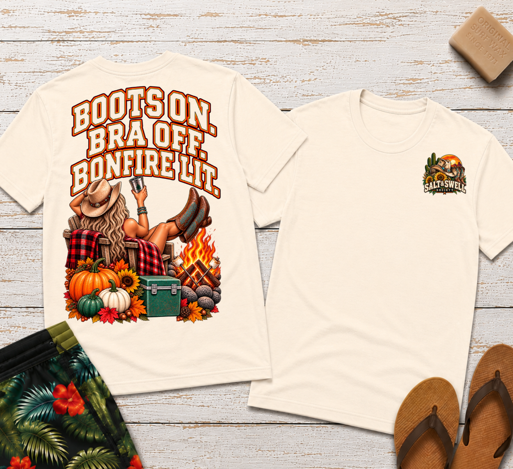 Boots On, Bra Off