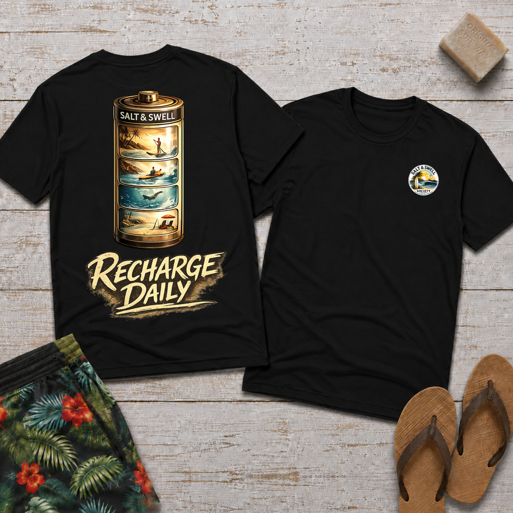 Recharge Daily - Surf Battery Tee