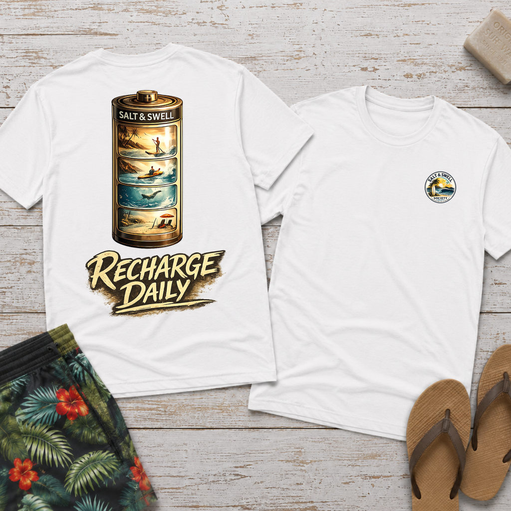 Recharge Daily - Surf Battery Tee